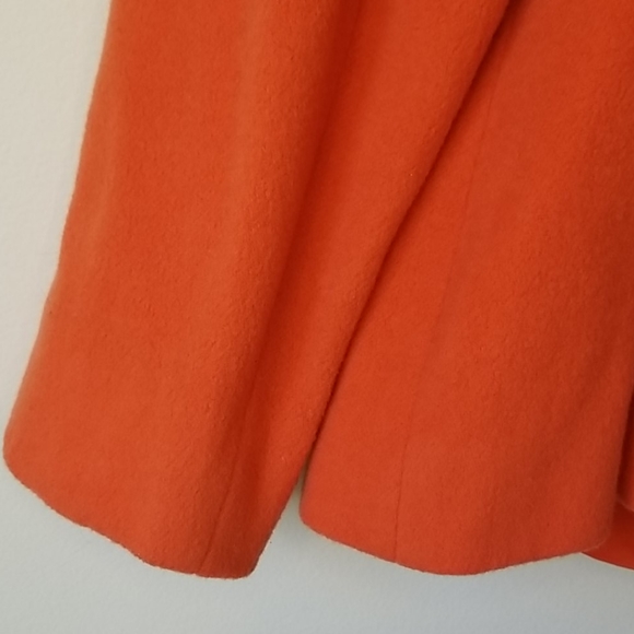Gloria Vanderbilt Orange Coat - Size 8 - Picture 6 of 9